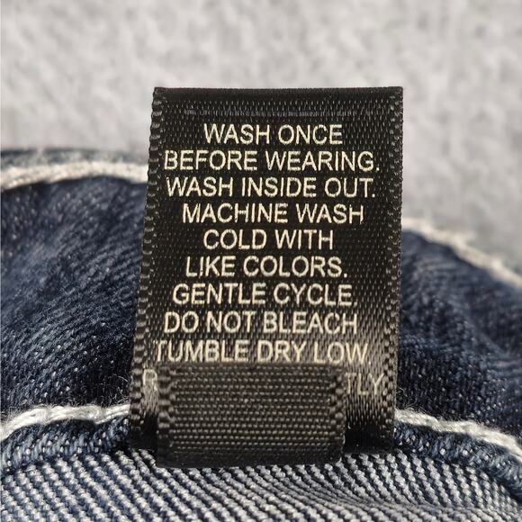 Cato Premium Jeans Size 12 Classic Dark Bootcut Embellished Pockets 31" Waist - Picture 14 of 16